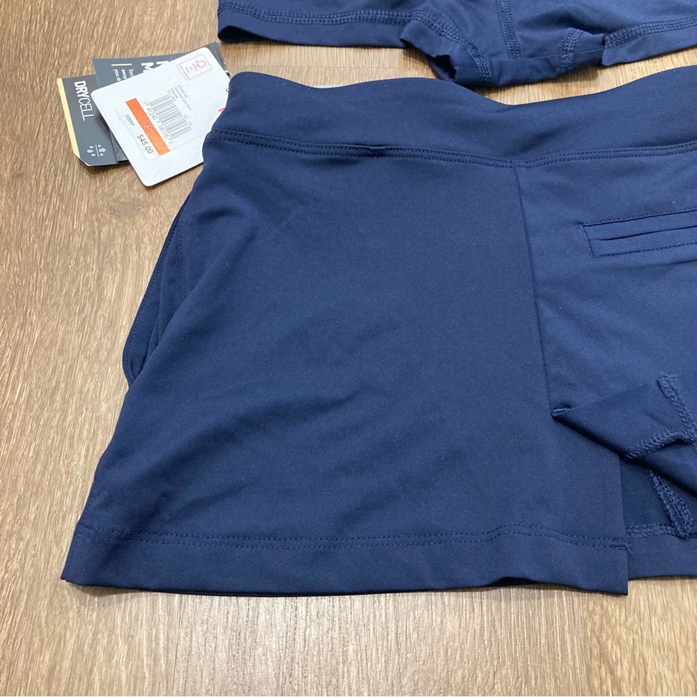 Puma Girls Navy Blue Athletic Tennis Skirt Activewear Size XS (5-6) With Shorts - Picture 5 of 16